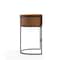 Manhattan Comfort Cosmopolitan Barstool in Camel and Black, PK3 3-BS015-CL - alternate 2